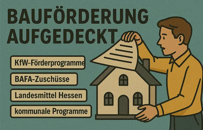 Fördermittel-Beratung Odenwald - DMK Bau hilft bei der Beantragung von Zuschüssen für energetische Sanierung, Heizungstausch und Neubau.